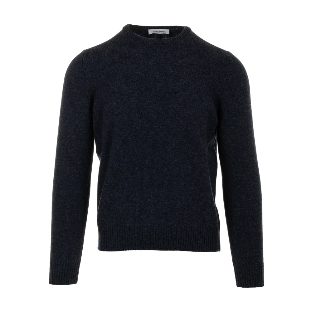 Gran Sasso Blauwe Sweater Paricollo Stijlvol Blue Heren