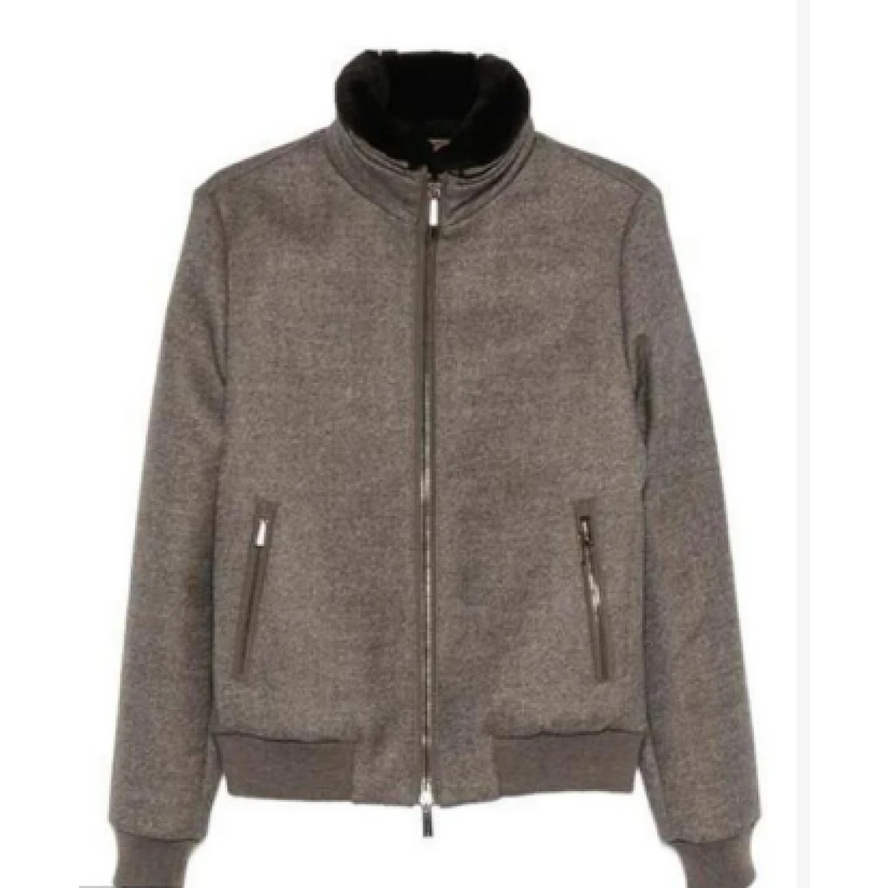 Moorer Men's Gray Piumino Bellati - Light Jackets - L - Jackets