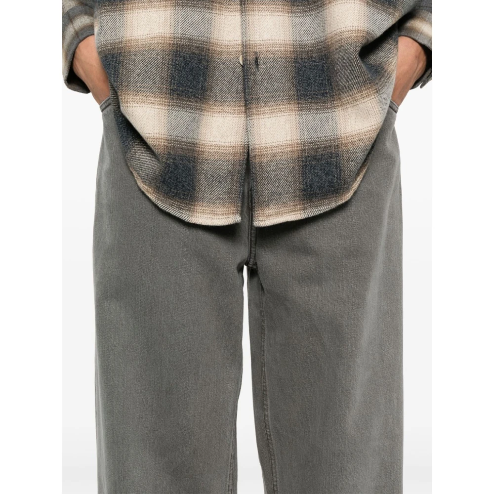 Our Legacy Wijde Pasvorm Aluminium Tint Jeans Gray Heren