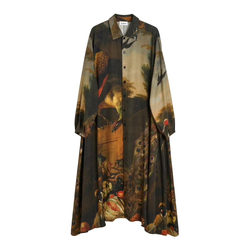 Soulland Ruta overhemdjurk Multicolor Dames