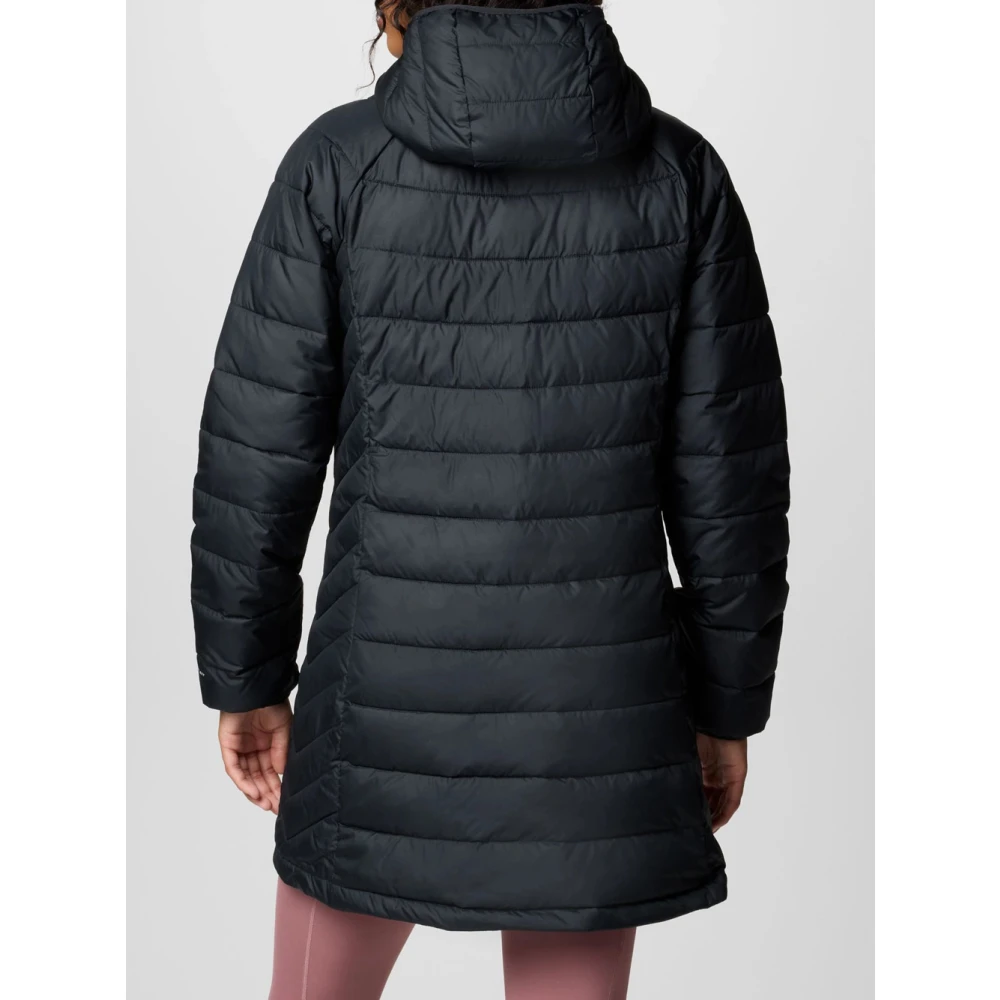 Columbia Zwarte Powder Lite Mid Winterjas Black Dames