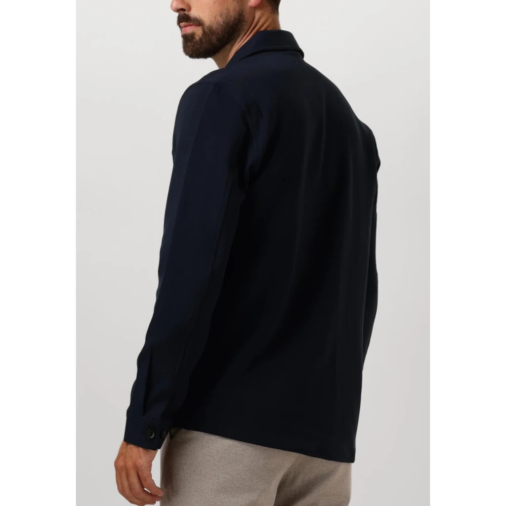 Matinique Navy Overshirt voor Heren Blue Heren