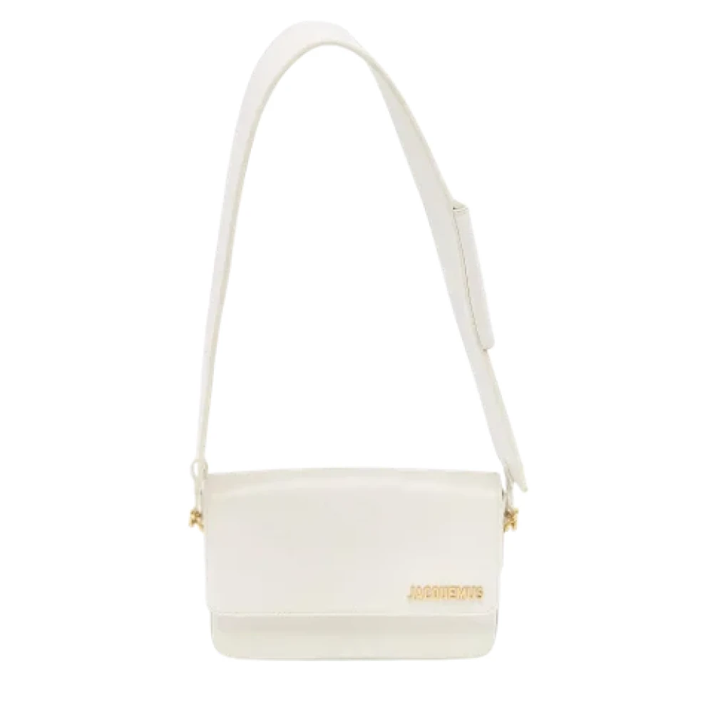 Jacquemus Pre-owned Leather shoulder-bags White Dames