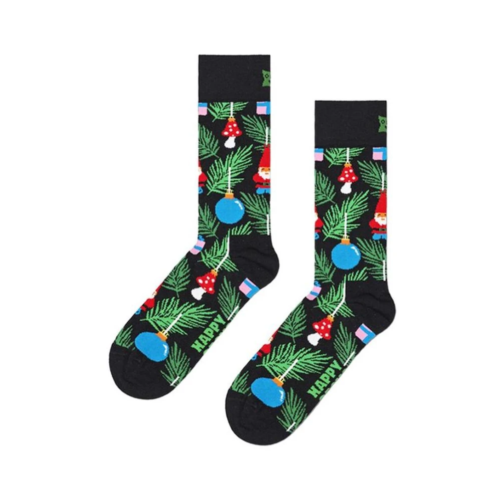 Happy Socks Kerst Kabouters Crew Sokken Multicolor Heren