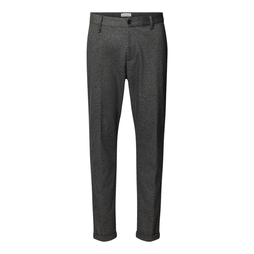 Antony Morato Men's Gray Slim-Fit Trousers, Xl, Ashe Super Skinny Fit Trousers