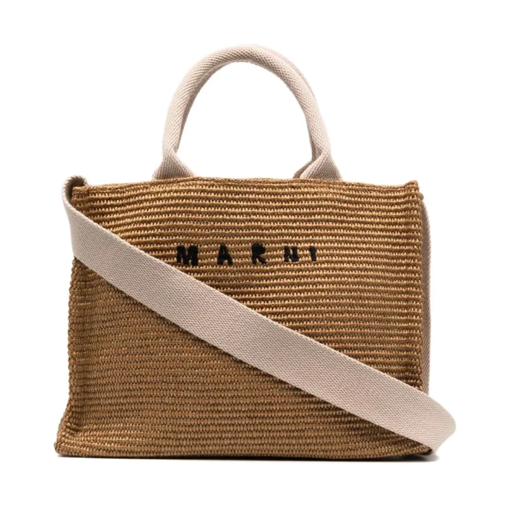 Marni Stijlvolle Mand Tas Brown Dames