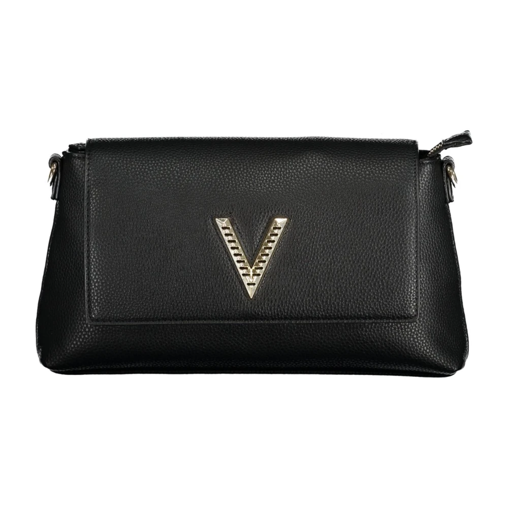 Valentino by Mario Valentino Zwarte Schoudertas met Verstelbare Band Black Dames