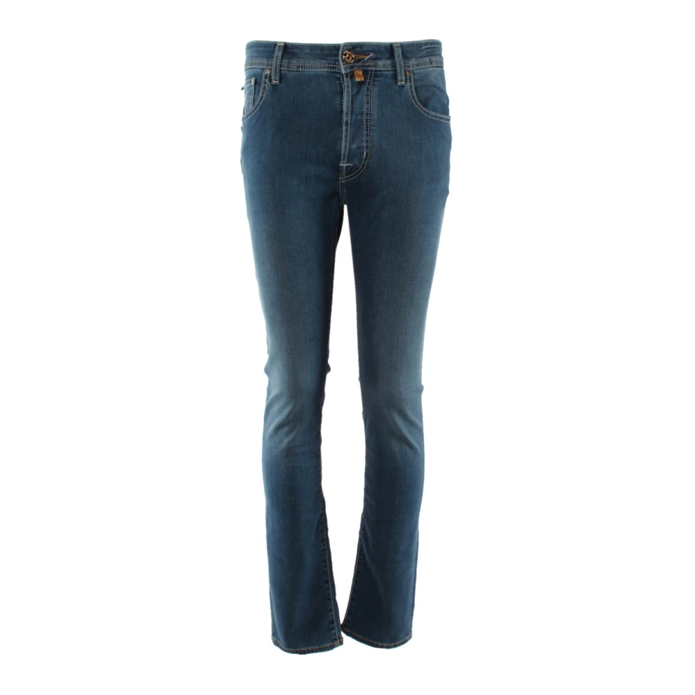 Jacob Cohën Blauwe Slim Fit Heren Jeans Blue Heren