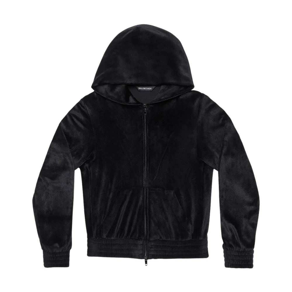 Balenciaga Women's Black Jumpers - Zip-Throughs - S - Sweatshirts & Hoodies