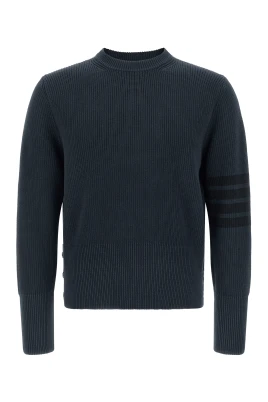 Cotton Cardigan Stitch 4-Bar Pullover