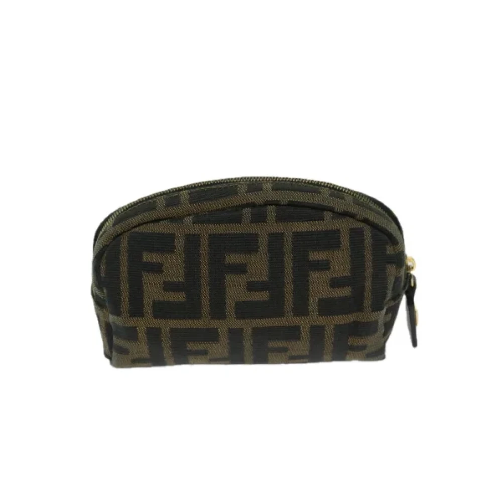 Fendi Vintage Pre-owned Canvas fendi-bags Brown Dames