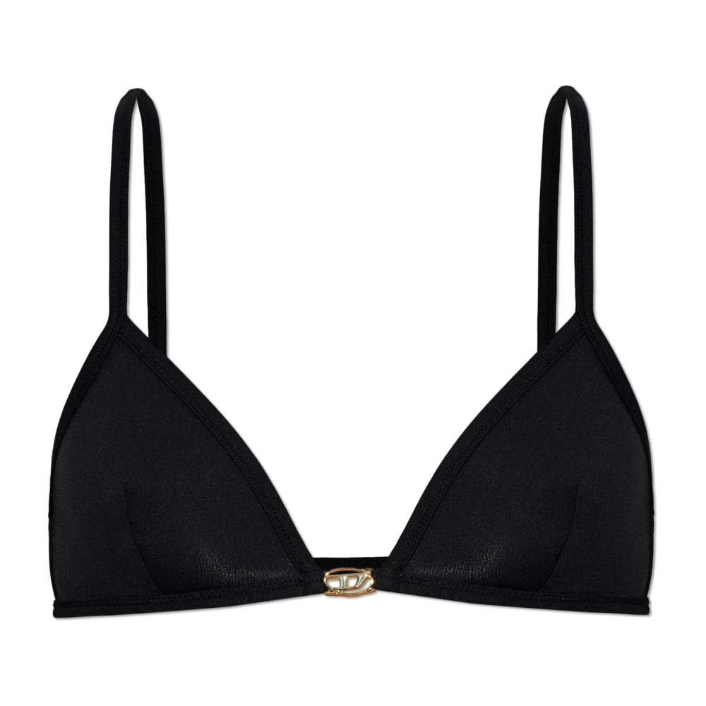 Diesel Vrouw Zwart Ondergoed Dames, L, Nylon, Luna-Utlt Bra