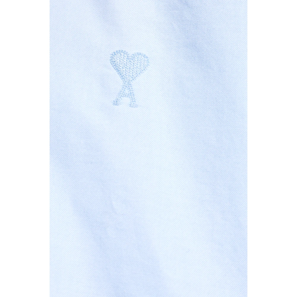 Ami Paris Katoenen overhemd Blue Heren