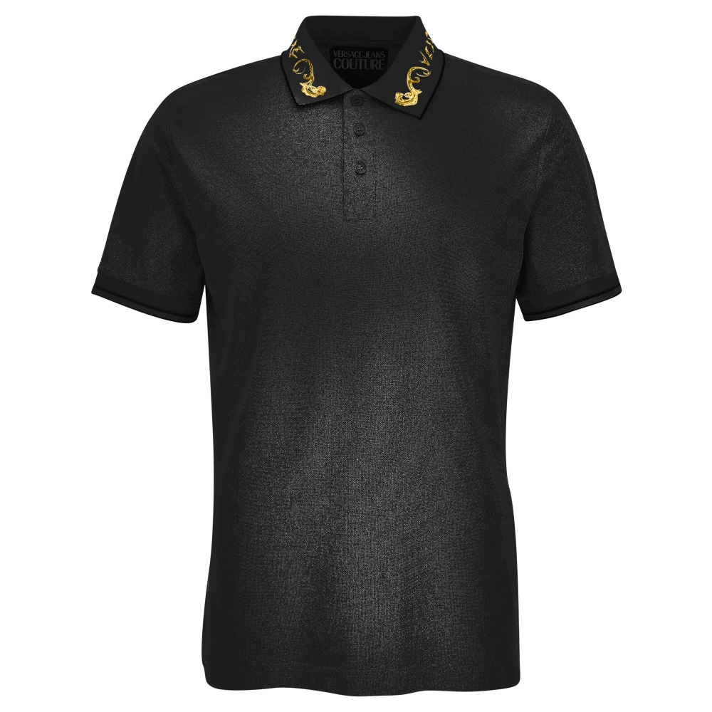 Versace Jeans Couture Stijlvolle T-shirts en Polos Collectie Black Heren