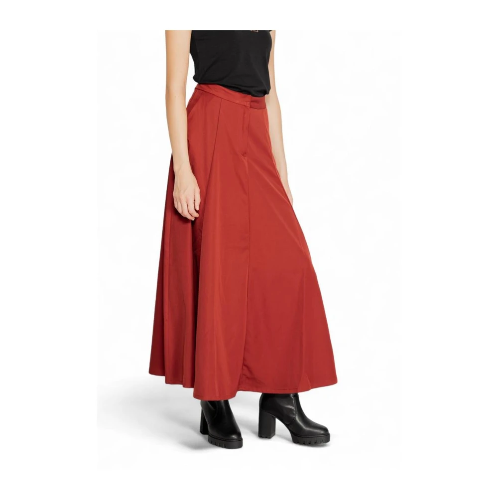 Vero Moda Rode Polyester Rok Herfst Winter Collectie Red Dames