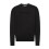 sweat-shirt-noir-brode-a-col-rond