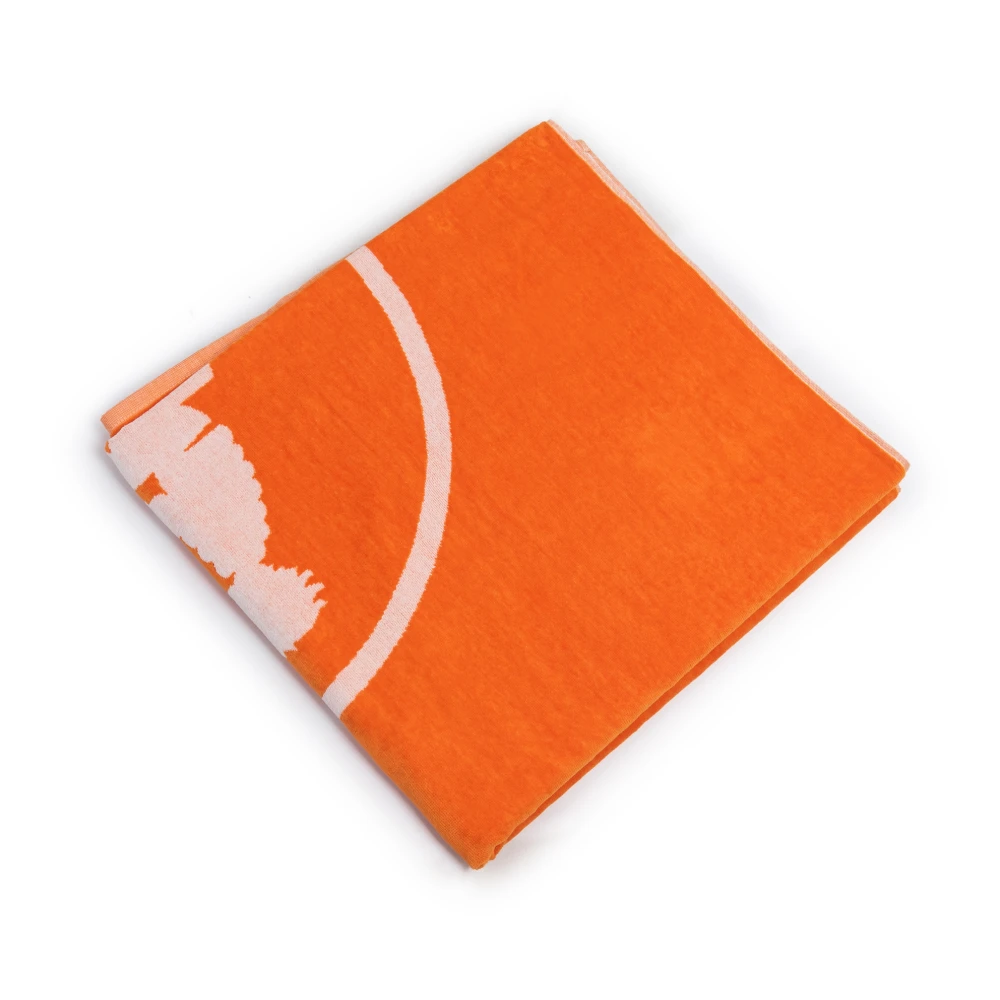 Jott Strandhanddoek in Oranje Katoen Orange Unisex