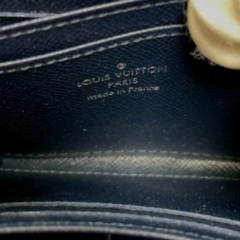 Louis Vuitton Vintage Pre-owned Fabric wallets Blue Dames