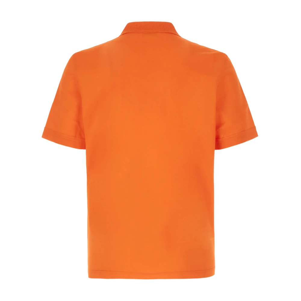 Salvatore Ferragamo Polo Shirts Orange Heren