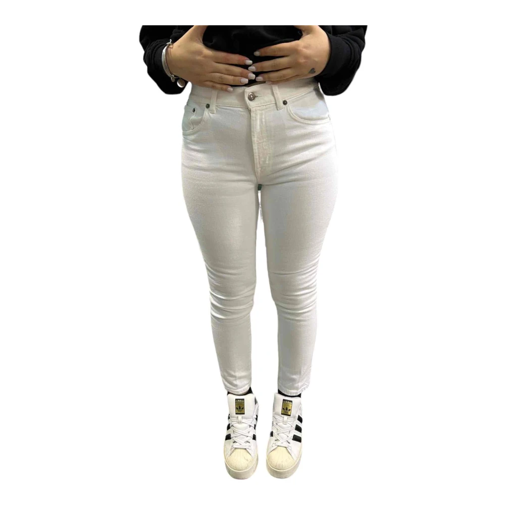 Dondup Skinny Jeans White Dames
