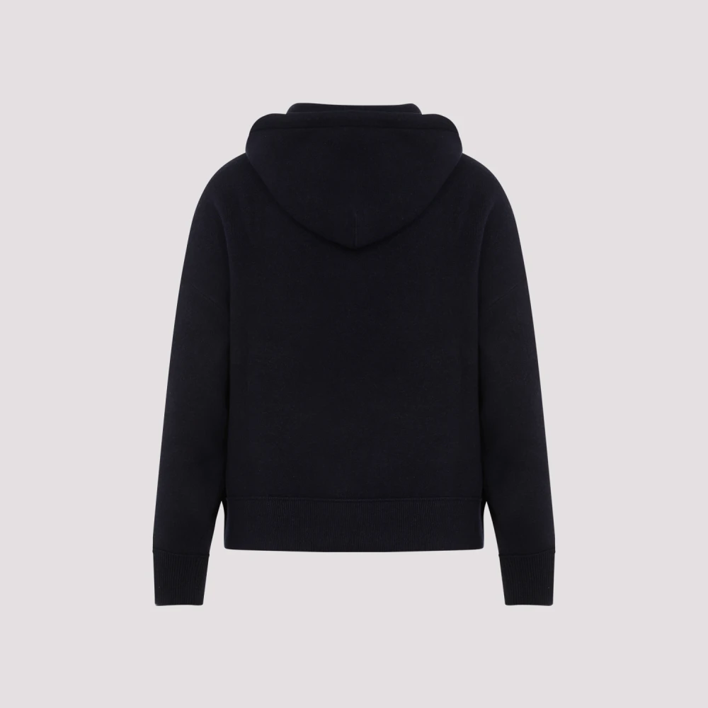 Bottega Veneta Blauwe Cashmere Hoodie Dames Sweatshirt Blue Dames