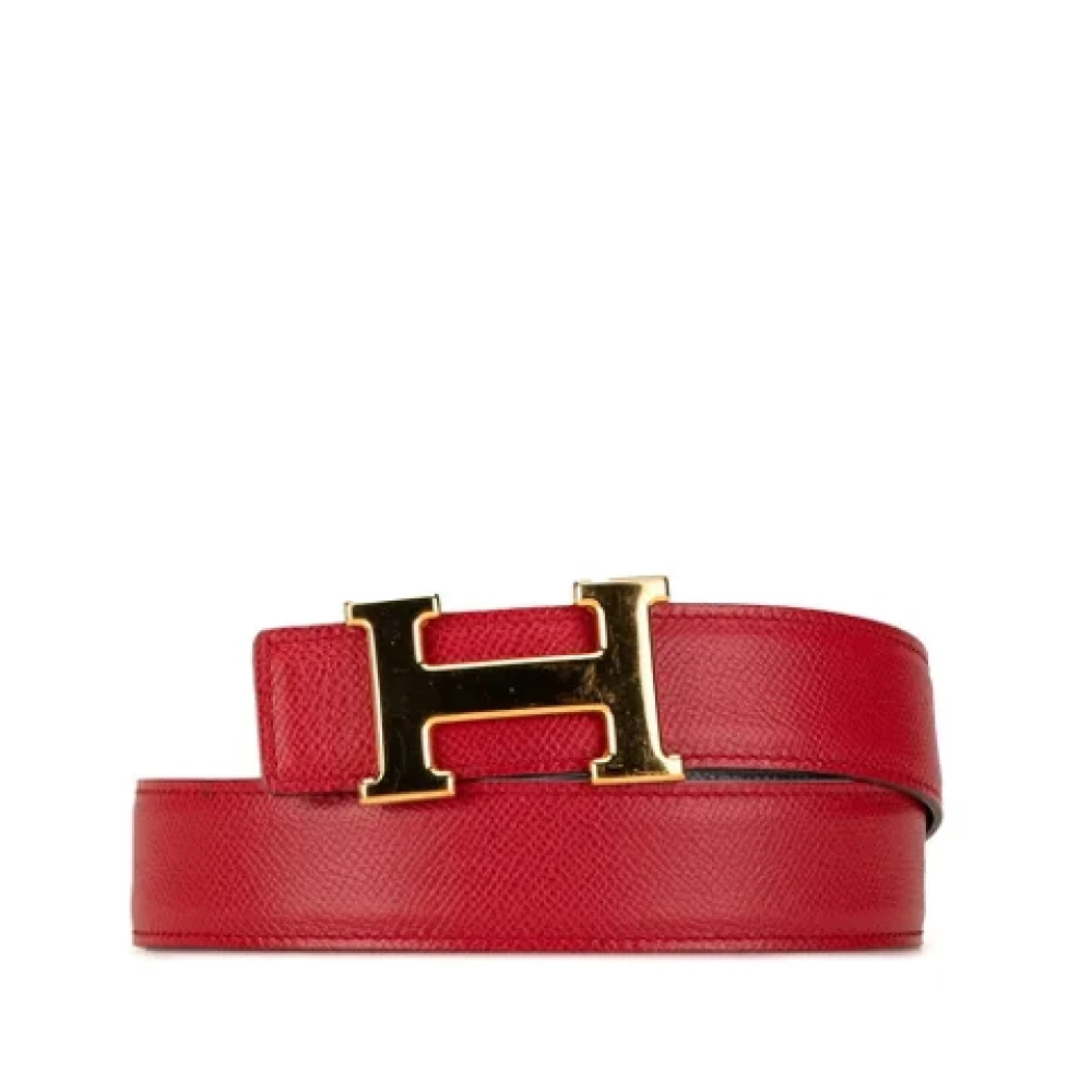 Hermès Vintage Pre-owned Leather belts Red Dames