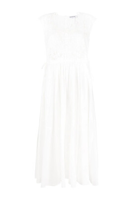 elegant-white-macrame-lace-midi-dress
