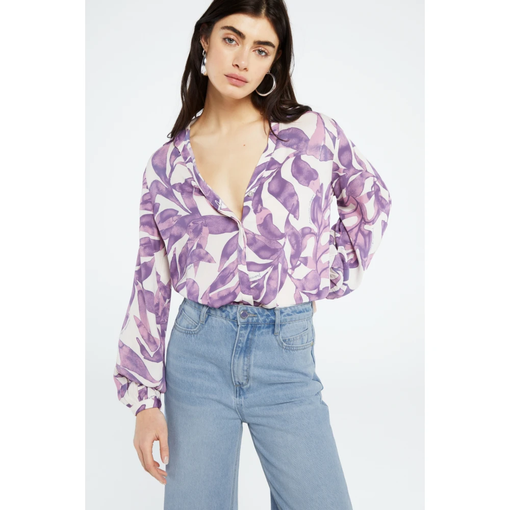Fabienne Chapot Leaf Deluxe Blouse Multicolor Dames