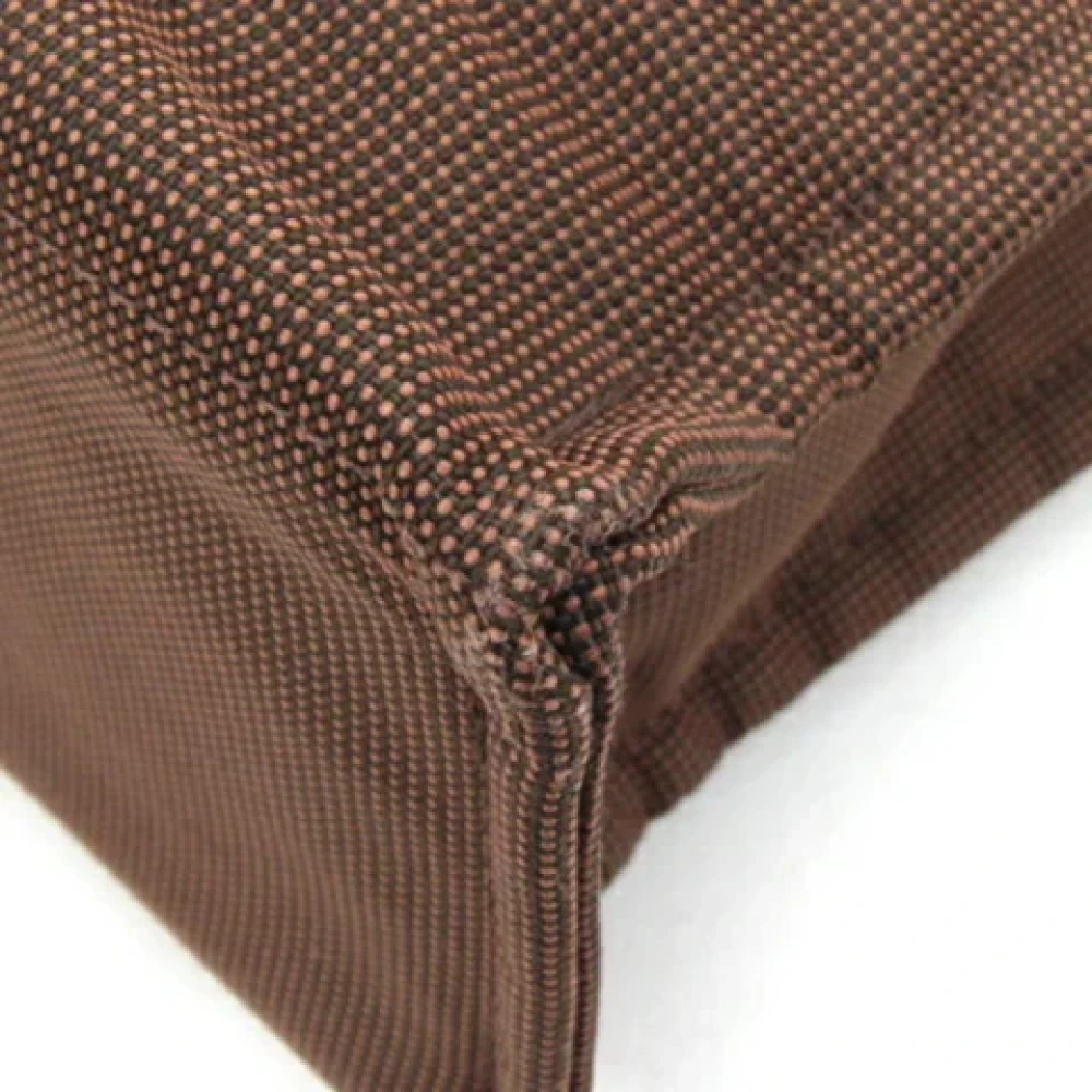 Hermès Vintage Pre-owned Canvas handbags Brown Dames