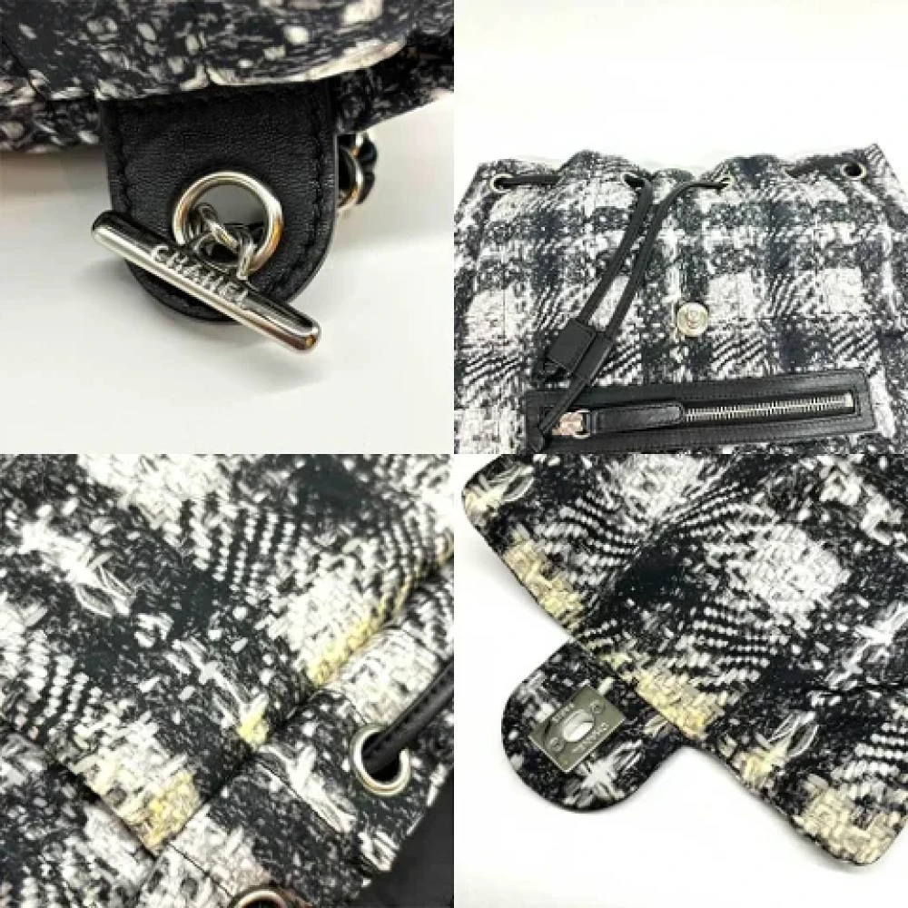 Chanel Vintage Pre-owned Nylon shoulder-bags Black Dames