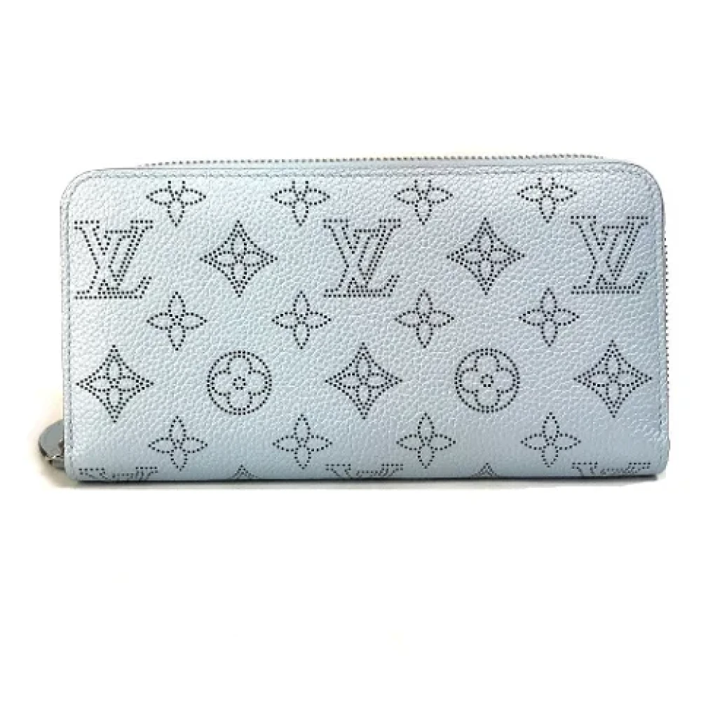 Louis Vuitton Vintage Pre-owned Fabric wallets Blue Dames