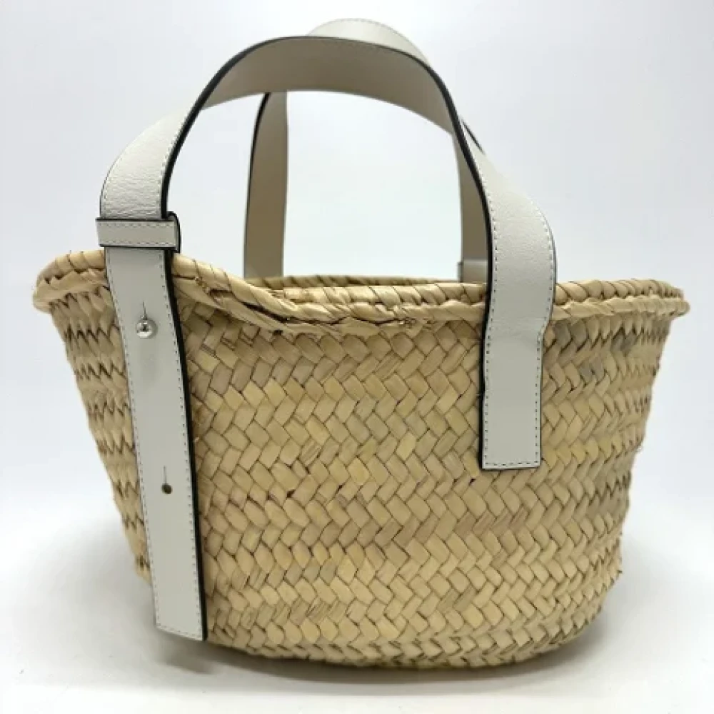 Loewe Pre-owned Fabric handbags Beige Dames