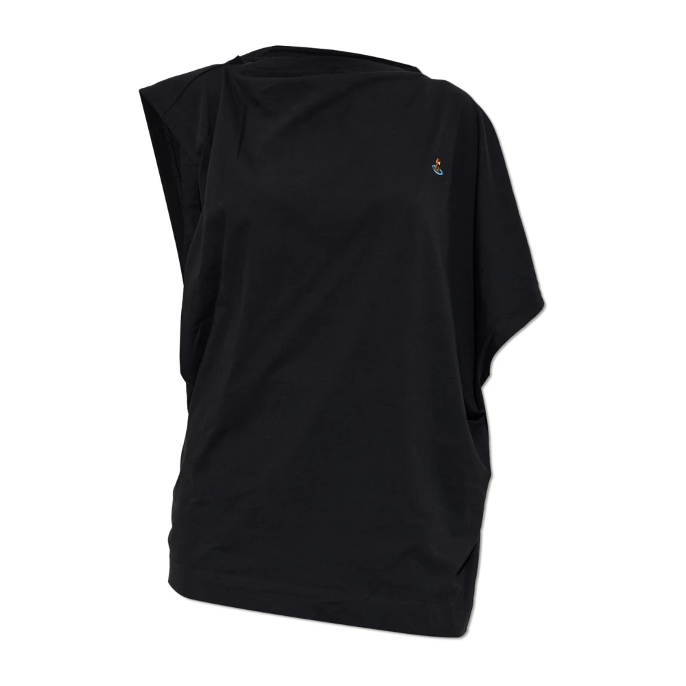 Vivienne Westwood Vrouw Zwart Tops Dames, M, Katoen, Hebo T-Shirt