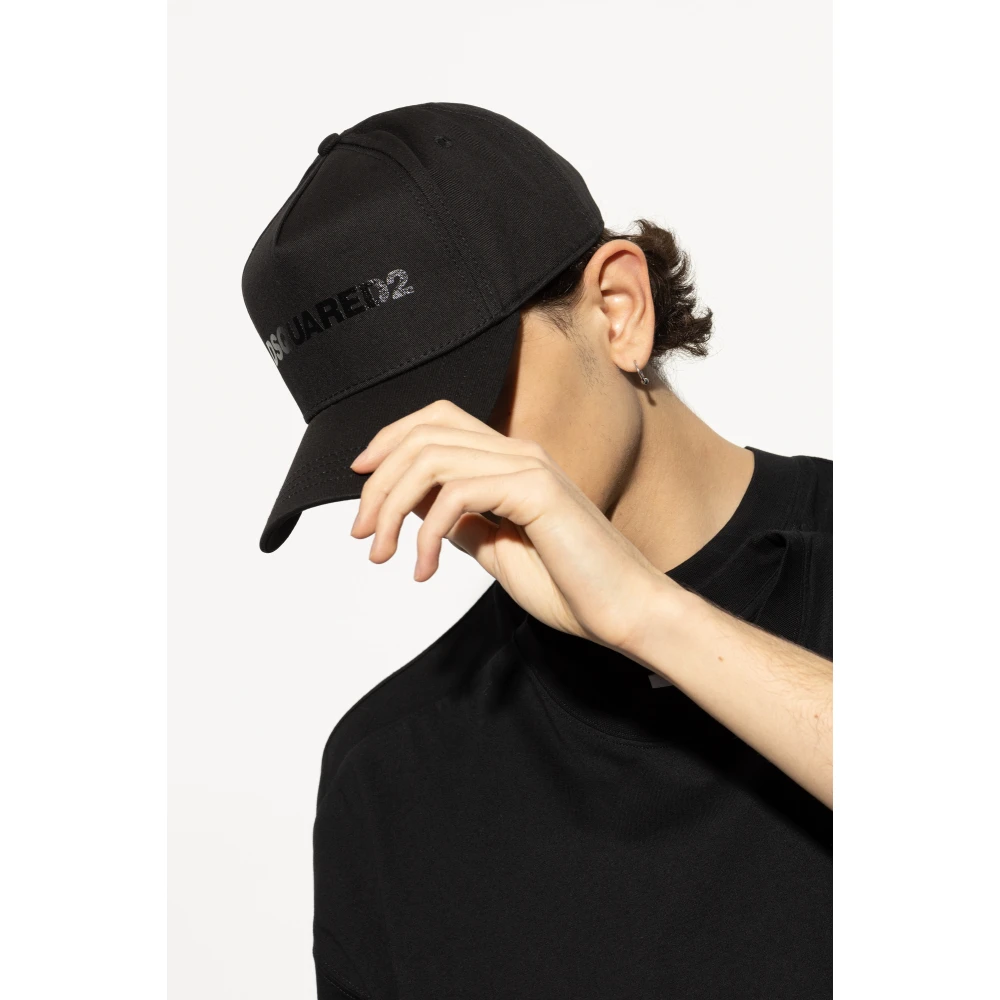 Dsquared2 Baseballpet Black Heren