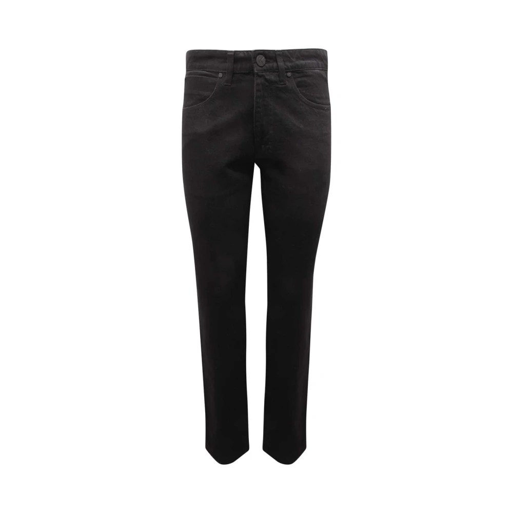 Karl Lagerfeld Men's Black Denim Trousers - Straight Fit Jeans - W29 - Jeans