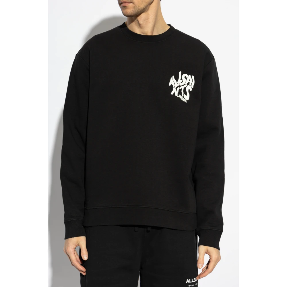 AllSaints Sweatshirt 'Orlando' Black Heren