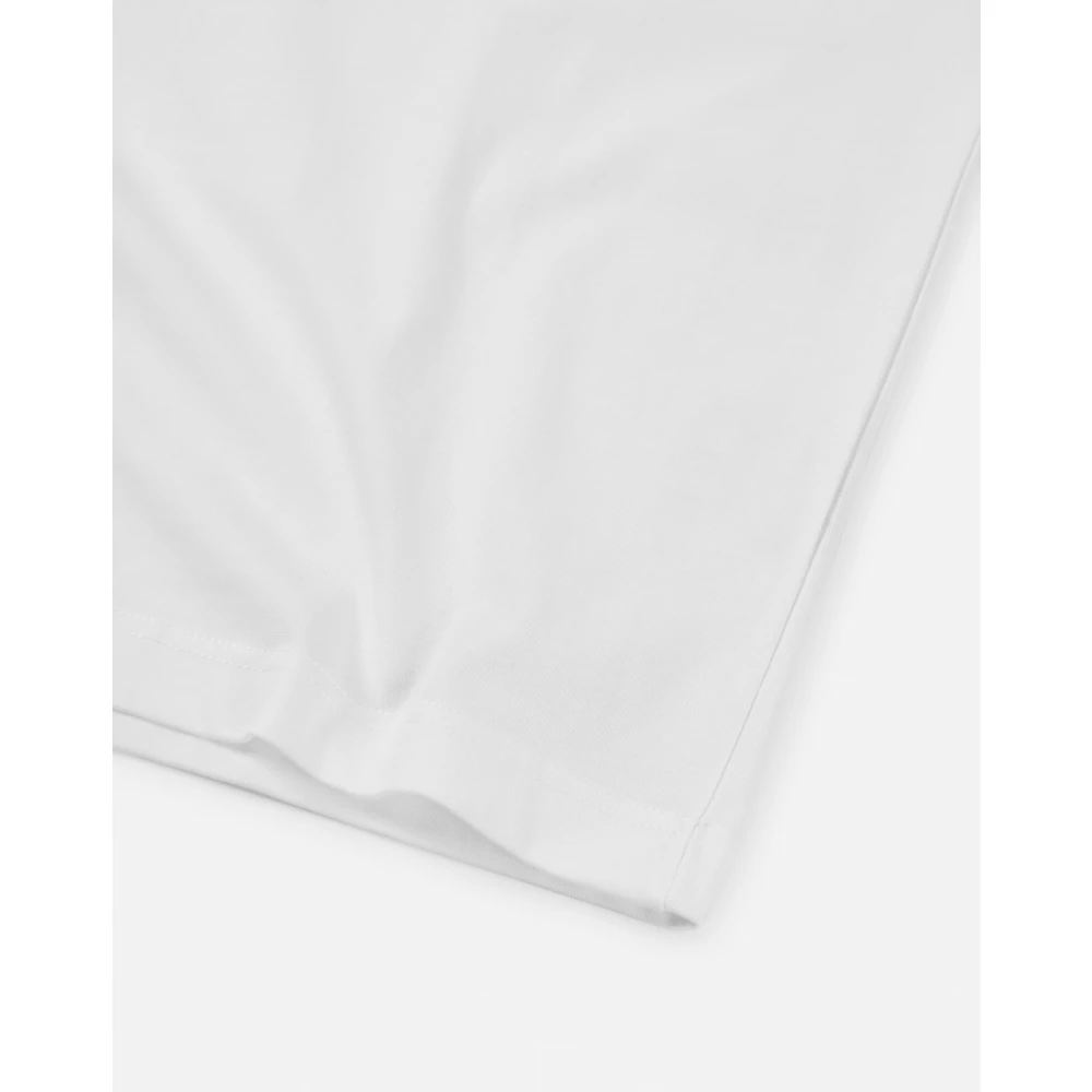 Flâneur Gedrukt Logo T-shirt White Heren
