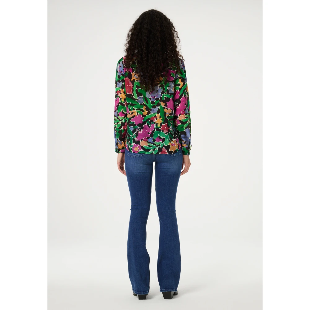 Fabienne Chapot Bloemenprint Lange Mouw Blouse Multicolor Dames