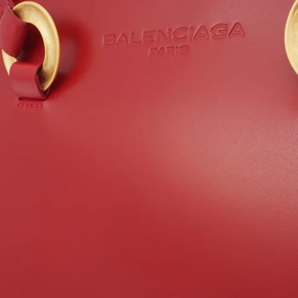 Balenciaga Vintage Pre-owned Leather balenciaga-bags Red Dames