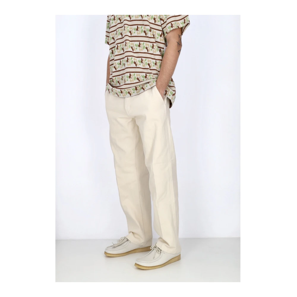 Obey Hardwork Carpenter Denim Pant Beige Heren