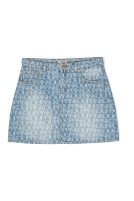 denim-logo-skirt