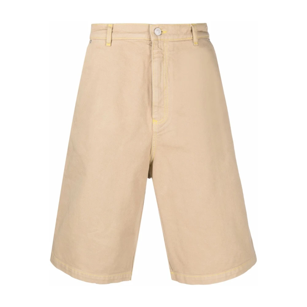 Kenzo Casual Bruin Katoen Bermuda Shorts Brown Heren