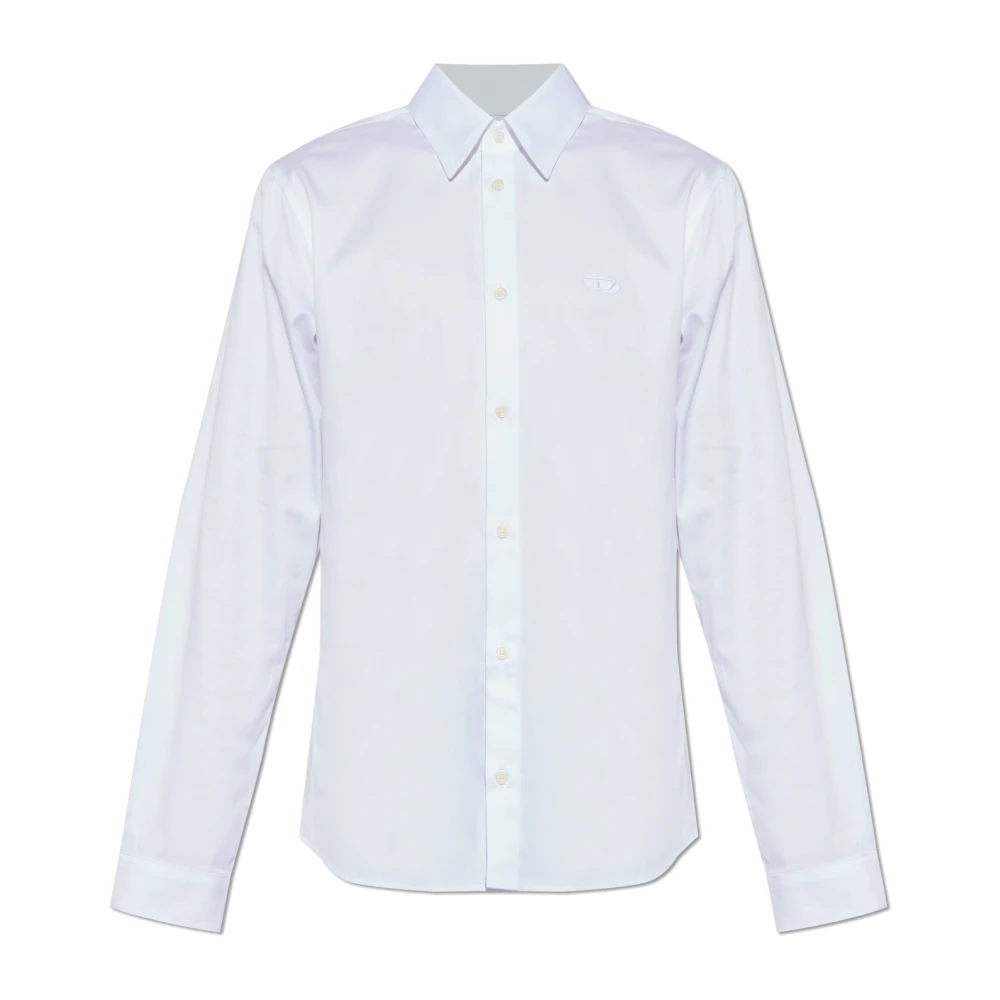 Diesel Homme Blanc Chemises, Taille: L Chemise S-Fitty-Qfav