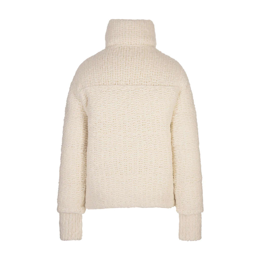 Moncler Witte Donsjas Bergstijl White Dames