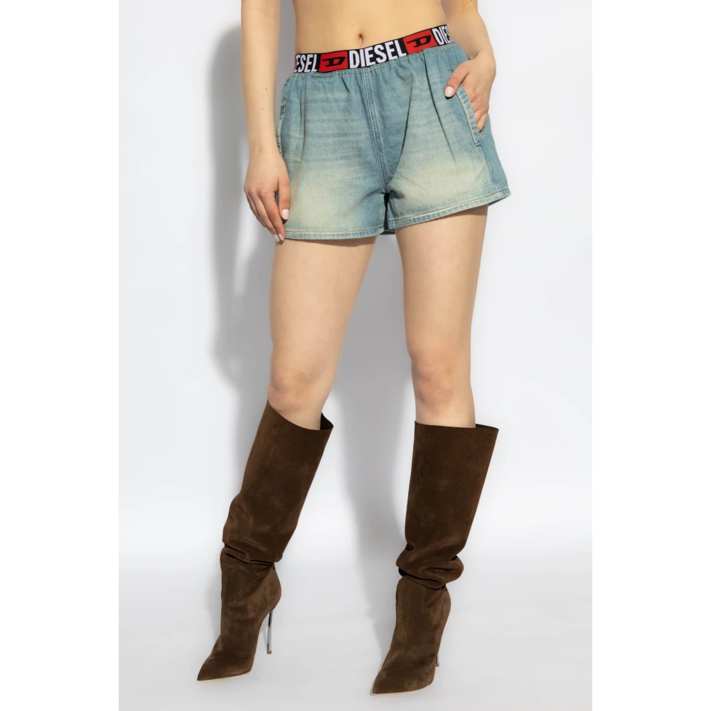 Diesel Denim shorts De-Skep-S Blue Dames