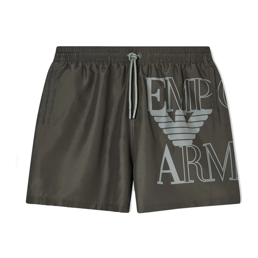 Emporio Armani Hombre Verde - Pantalones Cortos De Baño - Swimwear - M