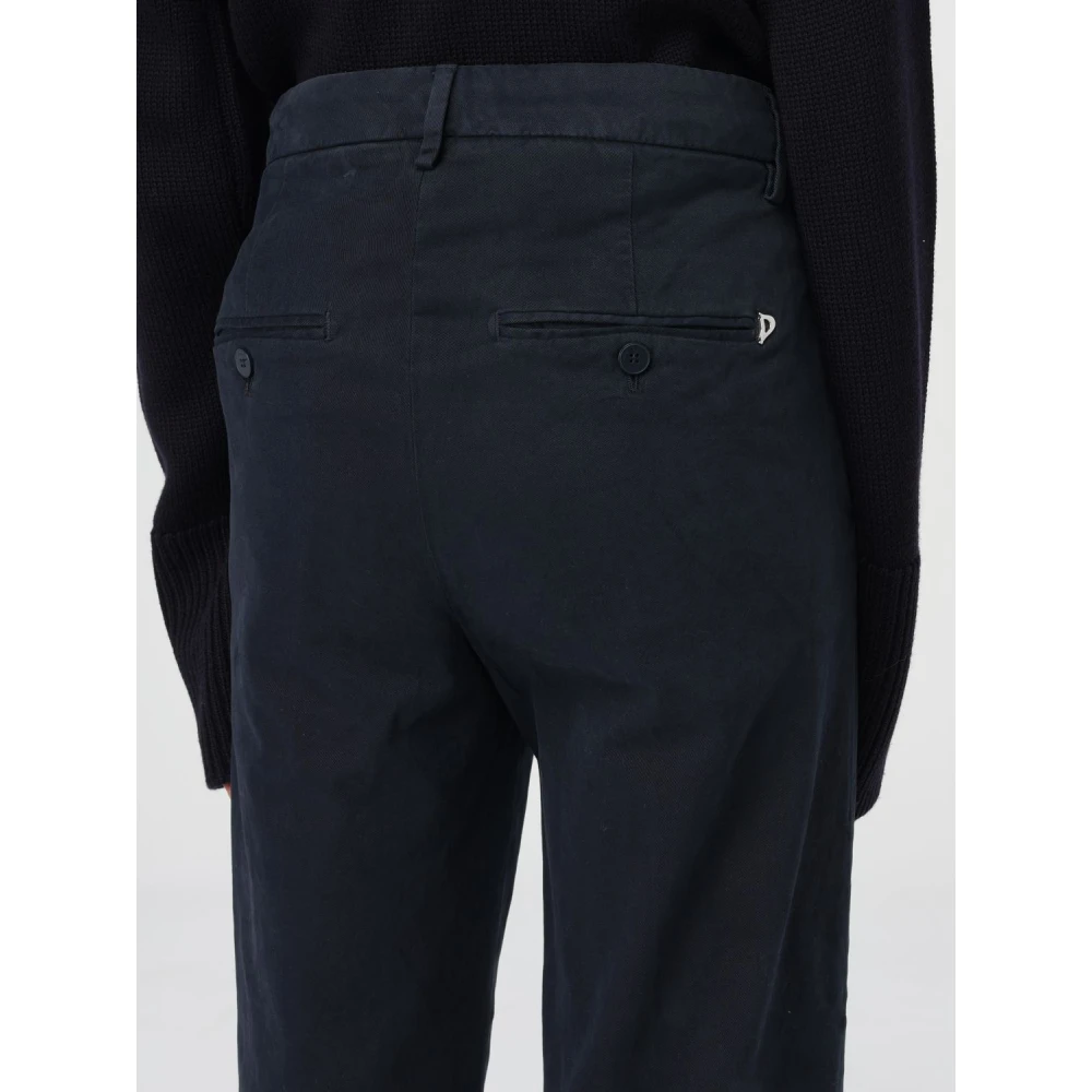 Dondup Stretch Gabardine Broek Blue Dames