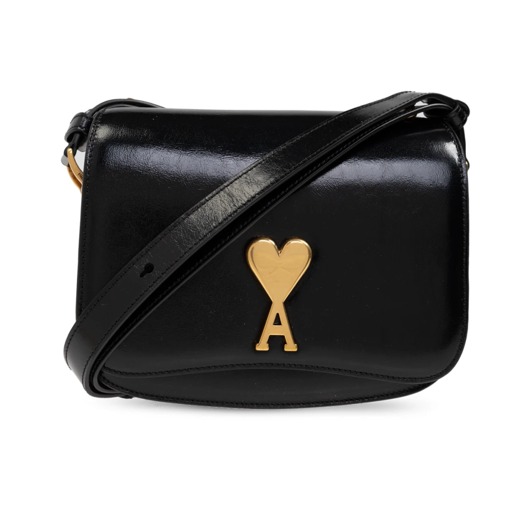 Ami Paris Schoudertas Black Dames