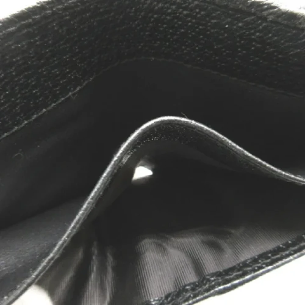 Gucci Vintage Pre-owned Canvas wallets Black Dames
