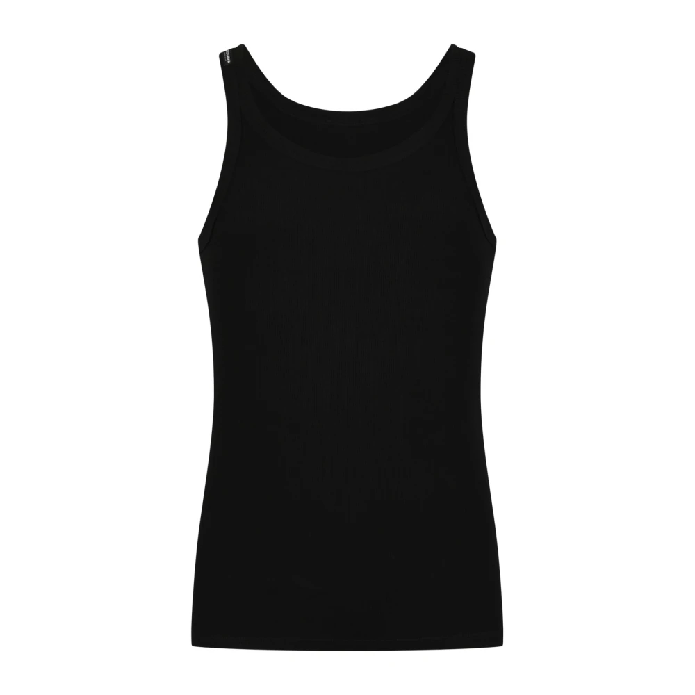 Dolce & Gabbana Black Cotton Top - 4 - Image 2